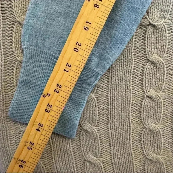 VTG MEN'S Gray Wool Blend Crew Neck Pullover Sweater Kings Road Sz Large - Picture 7 of 8